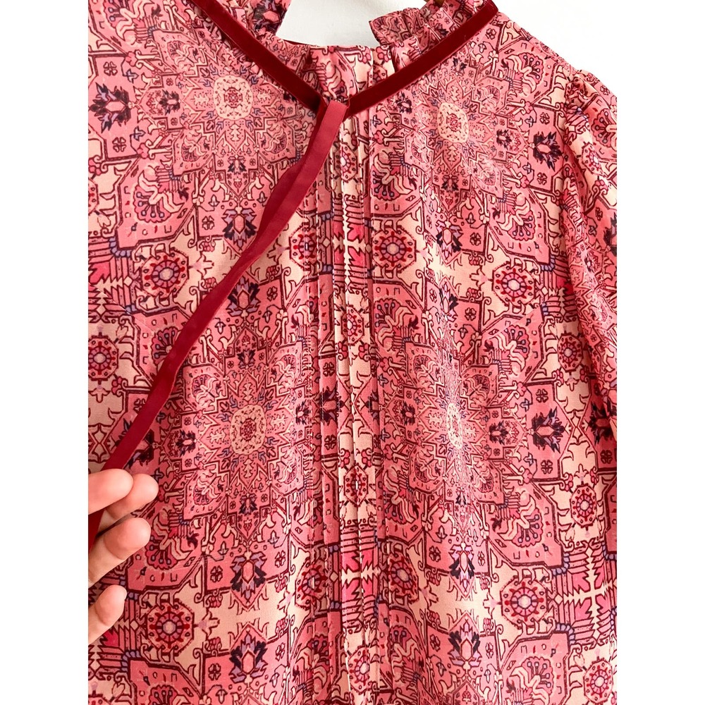 For Love and Lemons | Dresses | Geneva Mini Dress | Burgundy | Sz S - Picture 9 of 12